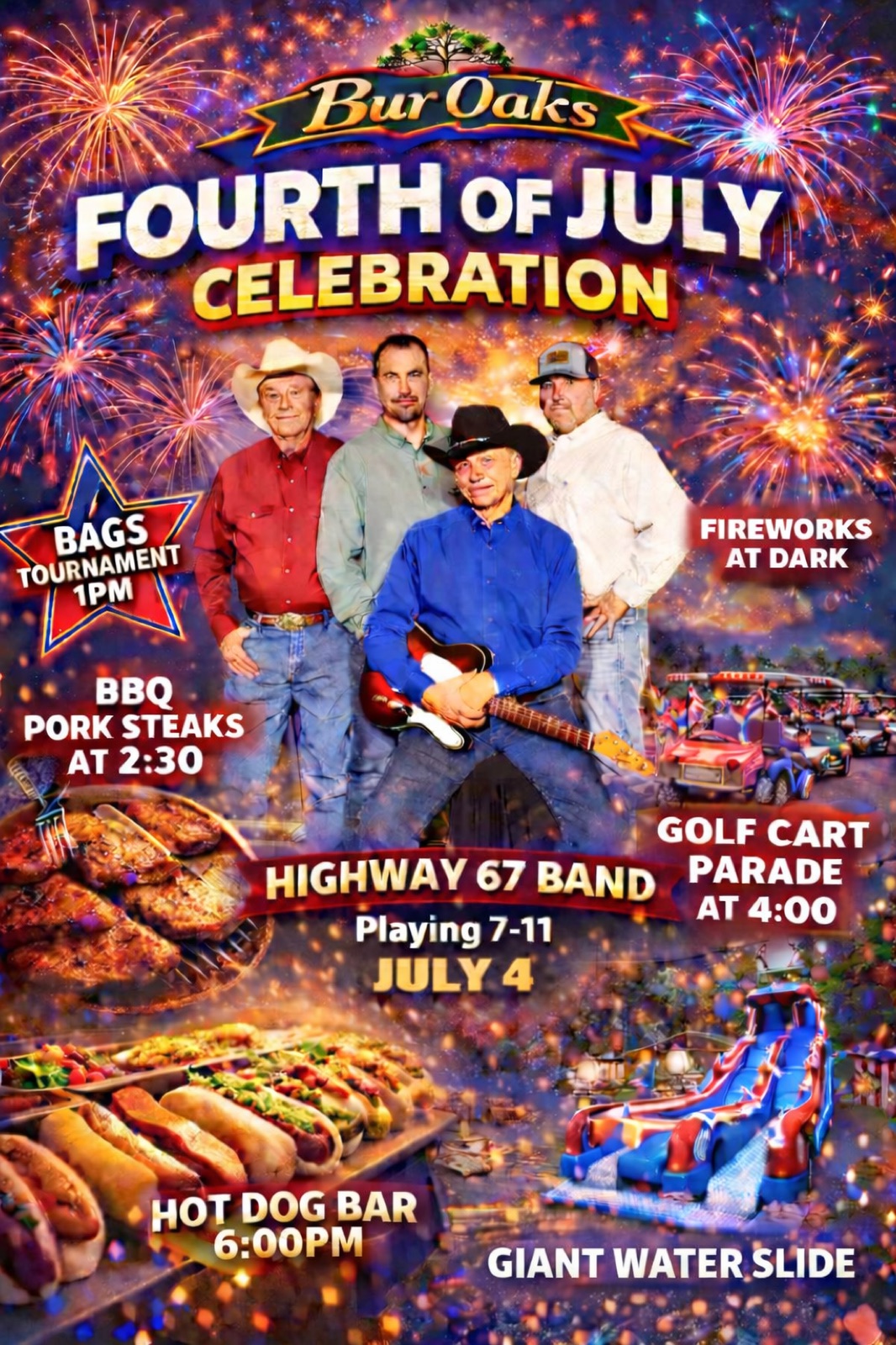 Fourth of July Celebration flyer